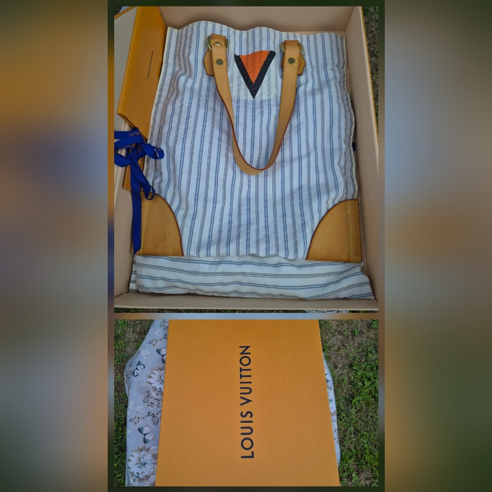 AUTHENTIC Louis Vuitton Tanglier Tote with Box And Papers